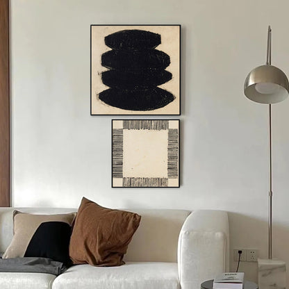 Abstract Textured Canvas Art Print Homeandso