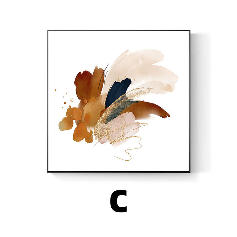 Abstract Expressionist Framed Canvas Artwork Homeandso