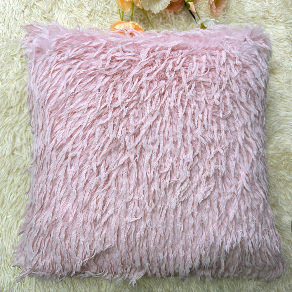 Plush Textured Decorative Cushion