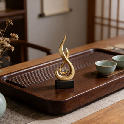 Elegant Abstract Decorative Sculpture Homeandso