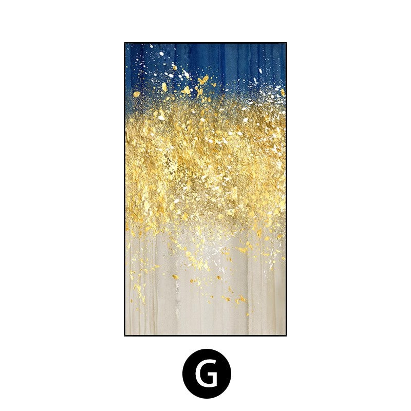 Gold Leaf Abstract Canvas Art Homeandso