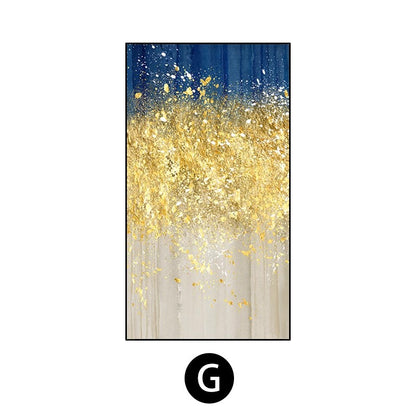 Gold Leaf Abstract Canvas Art Homeandso