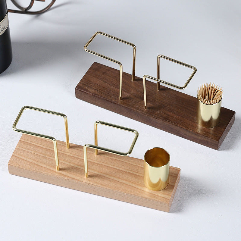 Modern Minimalist Wooden Paper Holder Homeandso