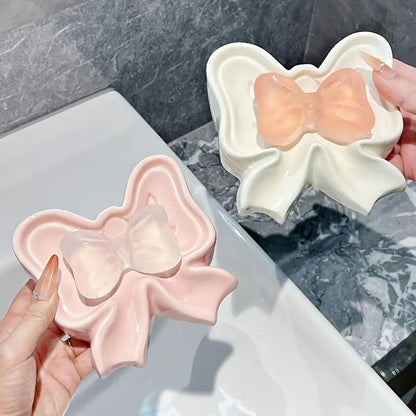 Bow-Shaped Decorative Catchall Dish Homeandso