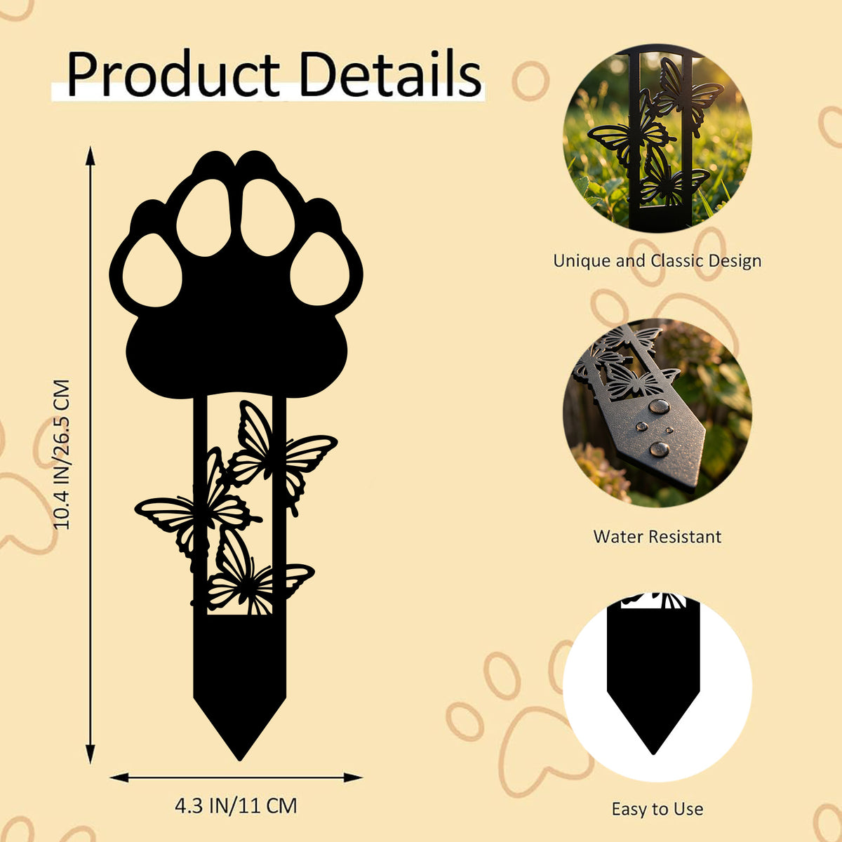 Decorative Plant Marker Homeandso