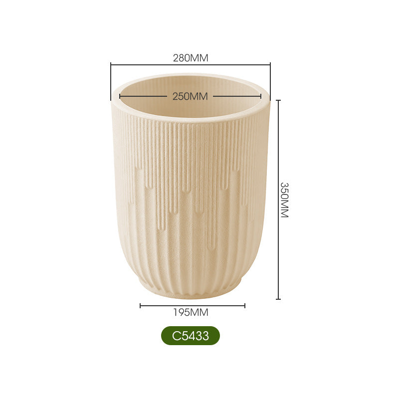 Ribbed Ceramic Planter Homeandso