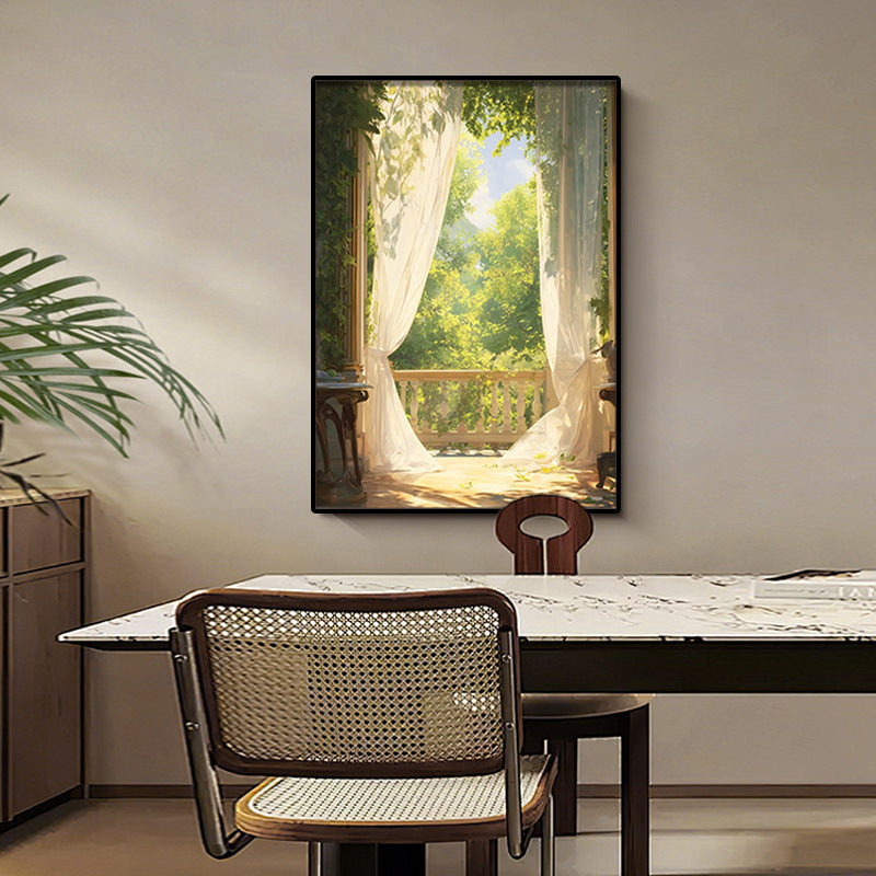 Art Print featuring Serene Garden View Homeandso