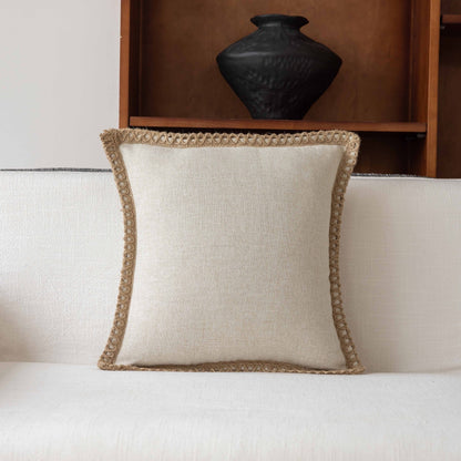 Striped Textured Throw Pillow