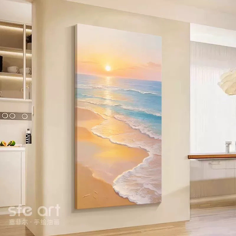 Coastal Sunset Canvas Wall Art Homeandso