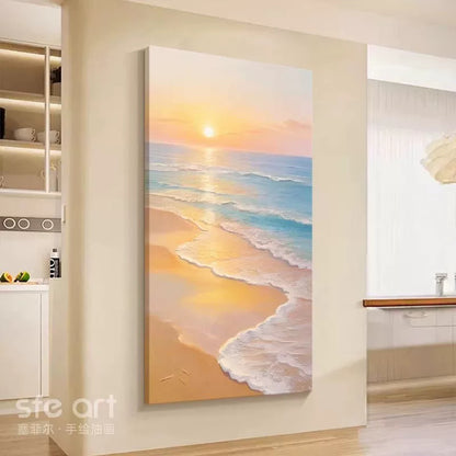 Coastal Sunset Canvas Wall Art Homeandso