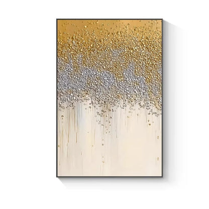 Textured Abstract Drip Canvas Artwork Homeandso