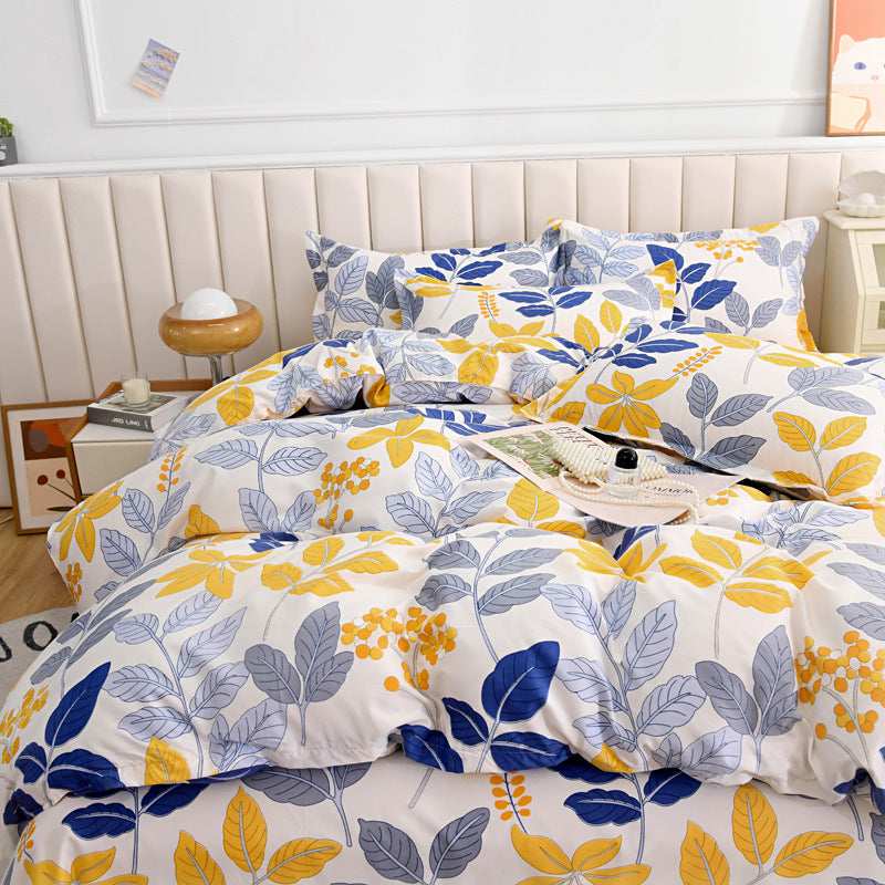 Luxury Floral Print Bedding Set