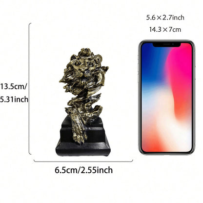 Artistic Lion Head Sculpture Homeandso