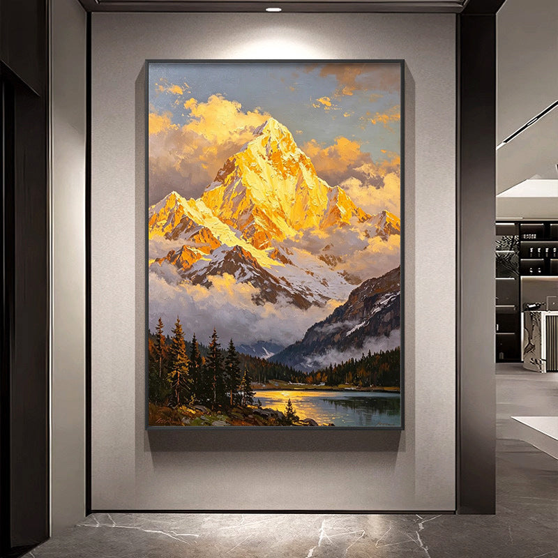 Majestic Mountain Range Canvas Art Homeandso