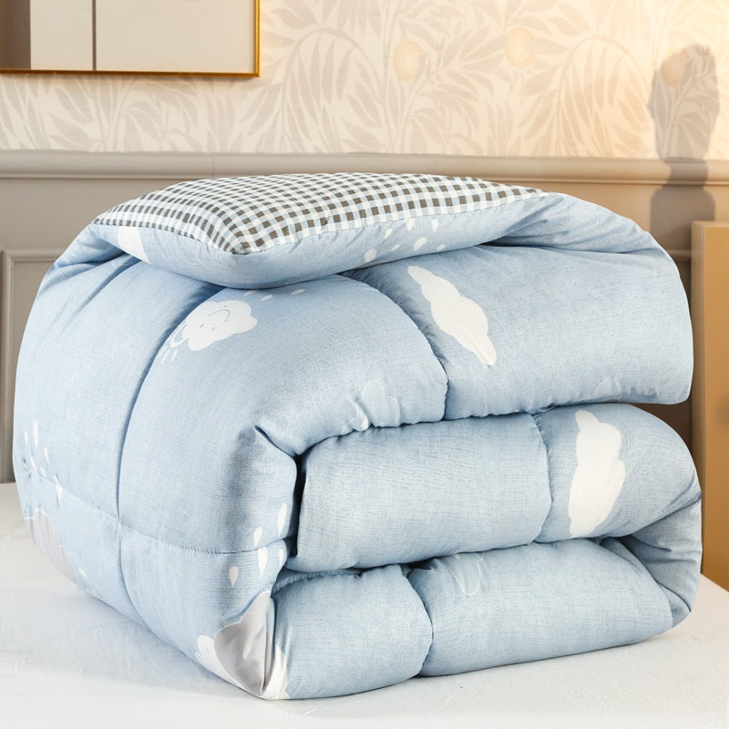 Ultra-Soft Grid Pattern Comforter