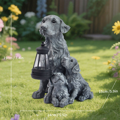 Decorative Dog Family Lantern Homeandso
