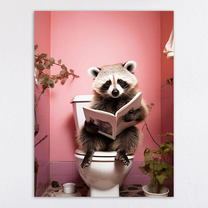 Whimsical Cat-Themed Wall Art Print Homeandso