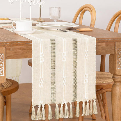 Elegant Table Runner for Dining Room Decor