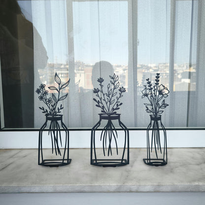 Home Décor Metal Floral Vase Holder Homeandso