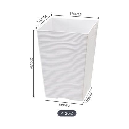 Textured Square Plant Container Homeandso