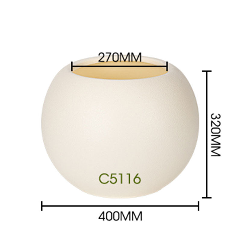 Textured Round Modern Planter Homeandso