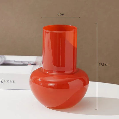 Zeitgenössische Glasblumenanzeige