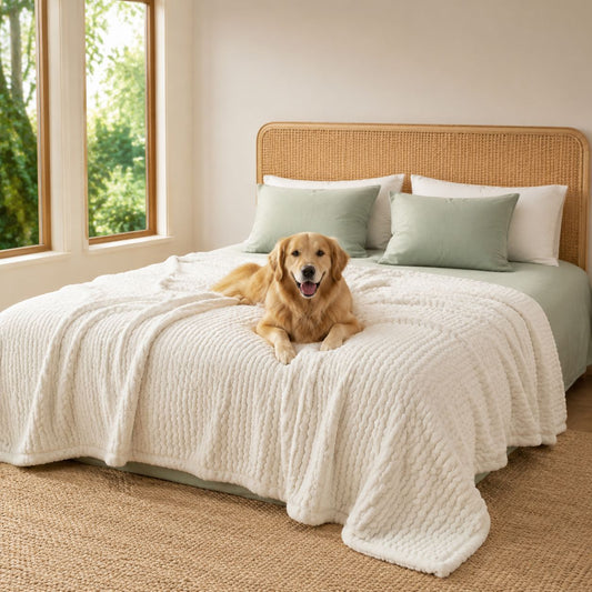 Luxueuze Textuur Fleece Deken