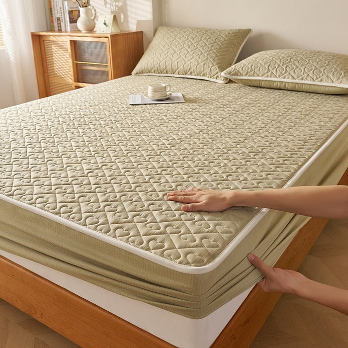 Decorative Quilted Mattress Protector Homeandso