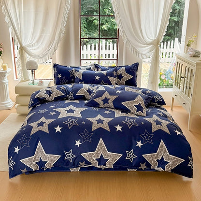 Luxury Floral Print Bedding Set