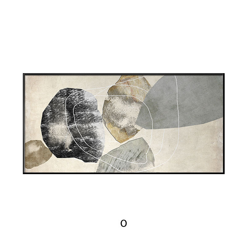 Abstract Geometric Framed Artwork Homeandso