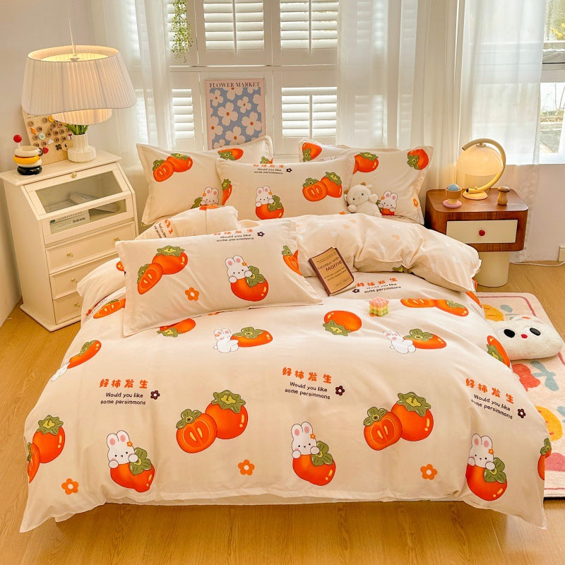 Playful Cartoon Bear Bedding Set Homeandso