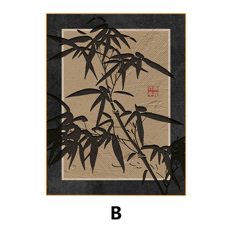 Elegant Bamboo-Inspired Framed Wall Art Homeandso