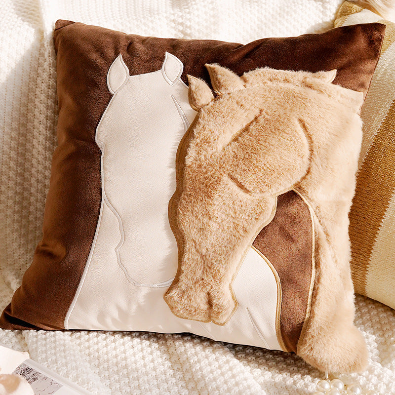 Luxurious Faux Fur Decorative Pillow