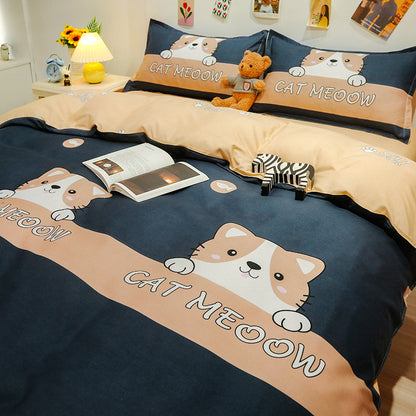 Fun Cartoon-Themed Duvet Cover Set Homeandso
