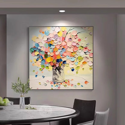 Impressionistic Floral Canvas Art Homeandso