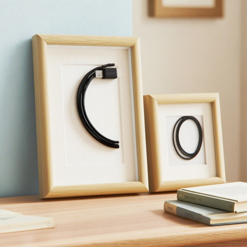 Artistic Framed Decorative Cable Display