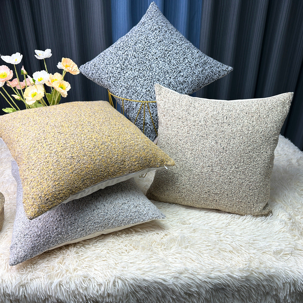 Textured Knit Decorative Cushion