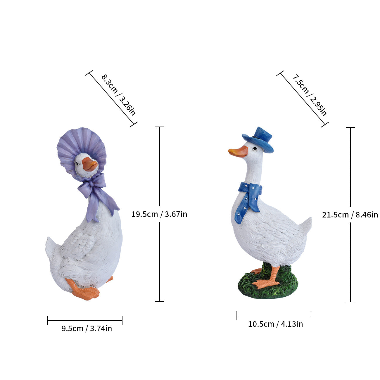 Decorative Garden Duck Figurine Homeandso