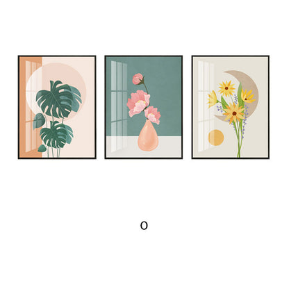 Framed Geometric Landscape Art Set Homeandso