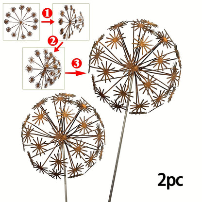 Decorative Garden Flower Stake Homeandso