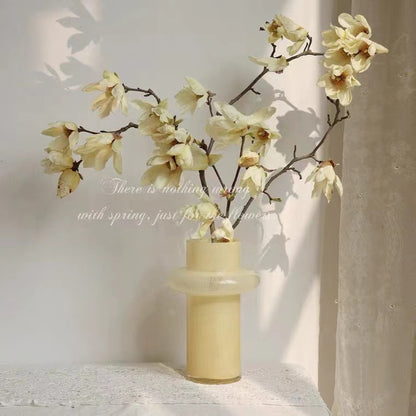 Zeitgenössische Glasblumenanzeige