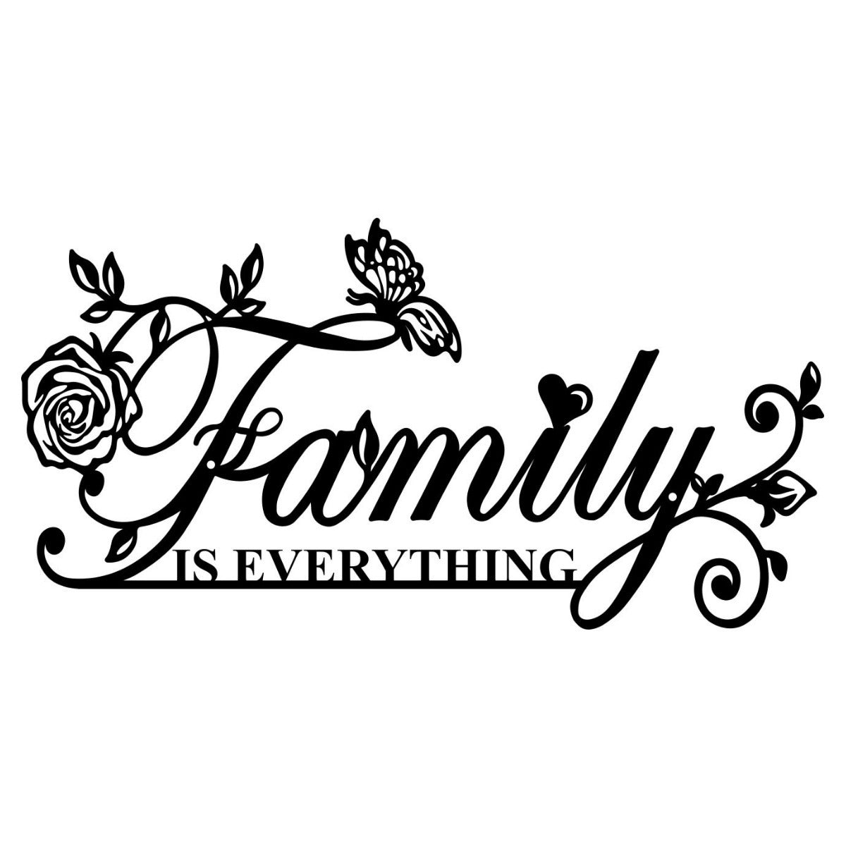 Elegant Family Inspirational Wall Art Homeandso