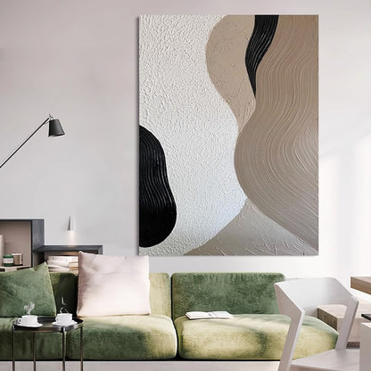 Abstract Textured Canvas Wall Artwork Homeandso