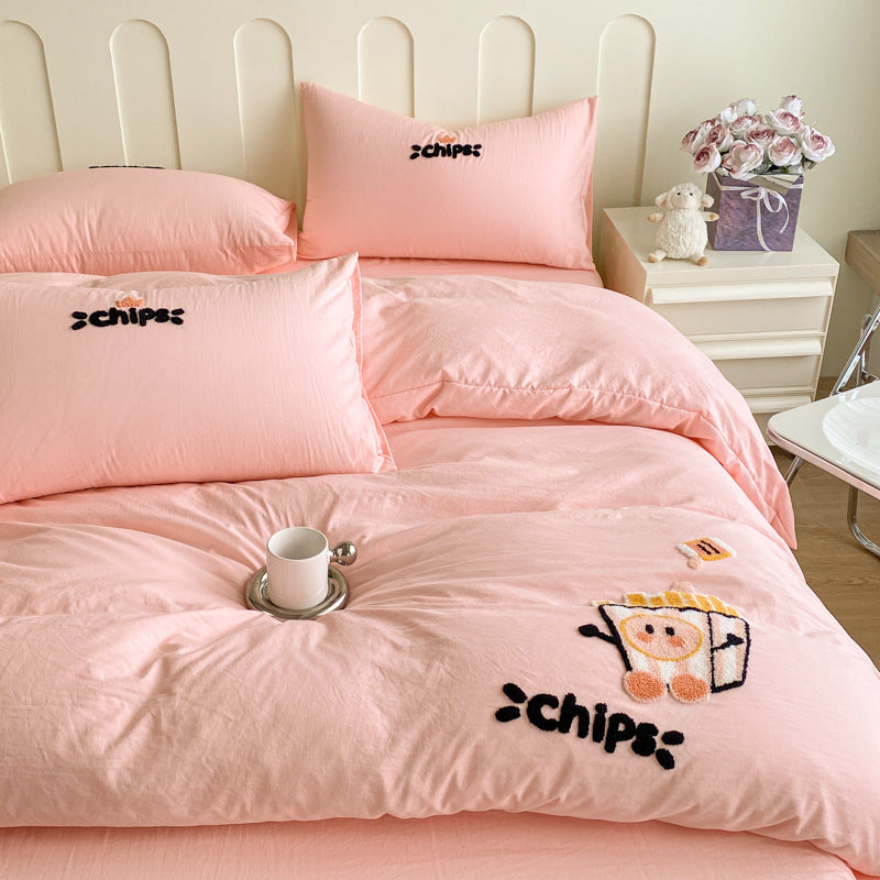 Playful Panda-Themed Duvet Cover Set Homeandso