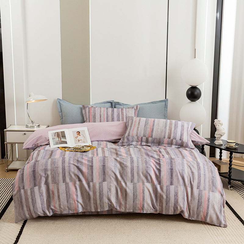 Nature-Inspired Botanical Print Duvet Cover Set