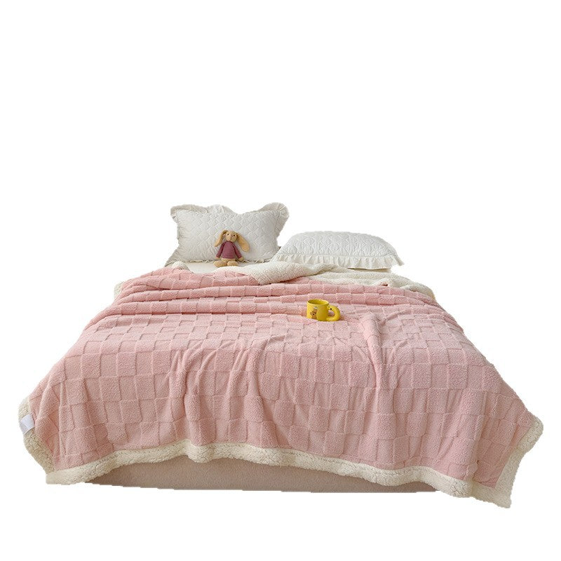 Luxuriously Textured Fleece Bedspread