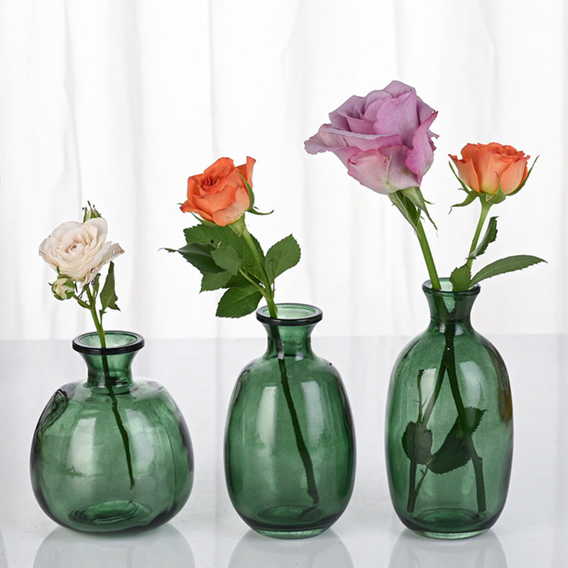 Artistic Glass Bud Vase Set