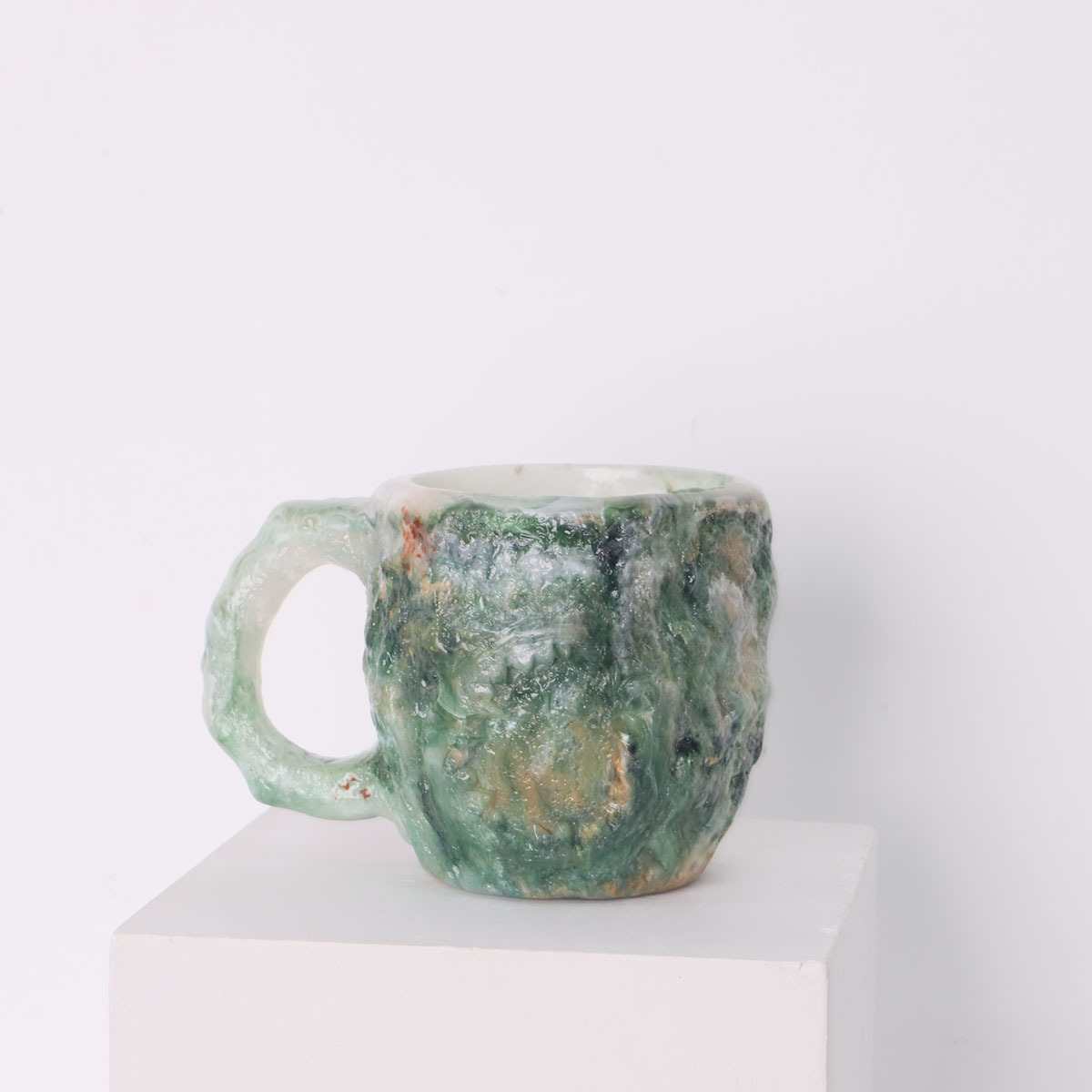 Artistic Stone-Molded Coffee Mug Homeandso