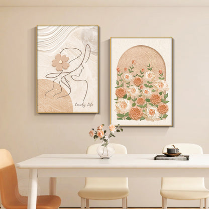 Elegant Framed Decorative Portrait Homeandso