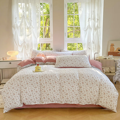 Playful Cartoon Animal-Themed Bedding Set Homeandso